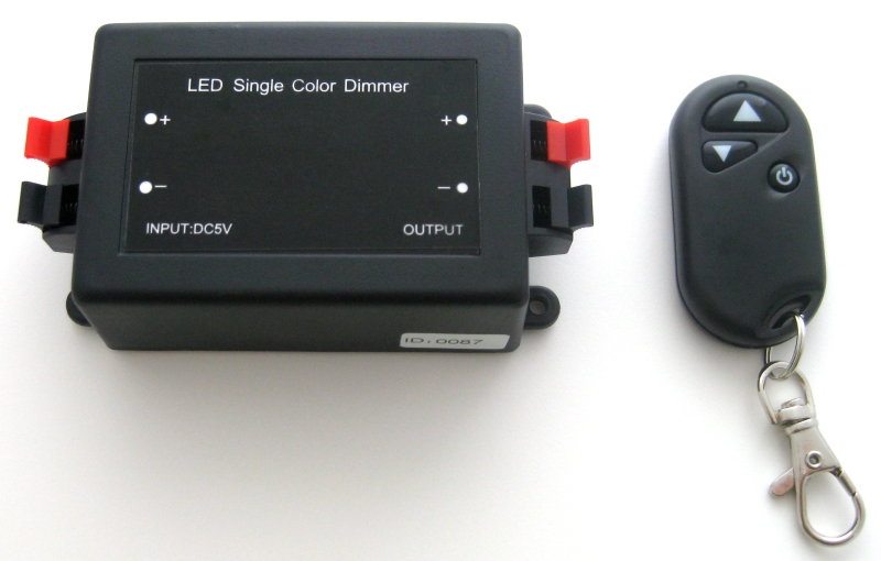 5V 8A Funk LED Dimmer f&uuml;r LED Stripes / Lampen / Module