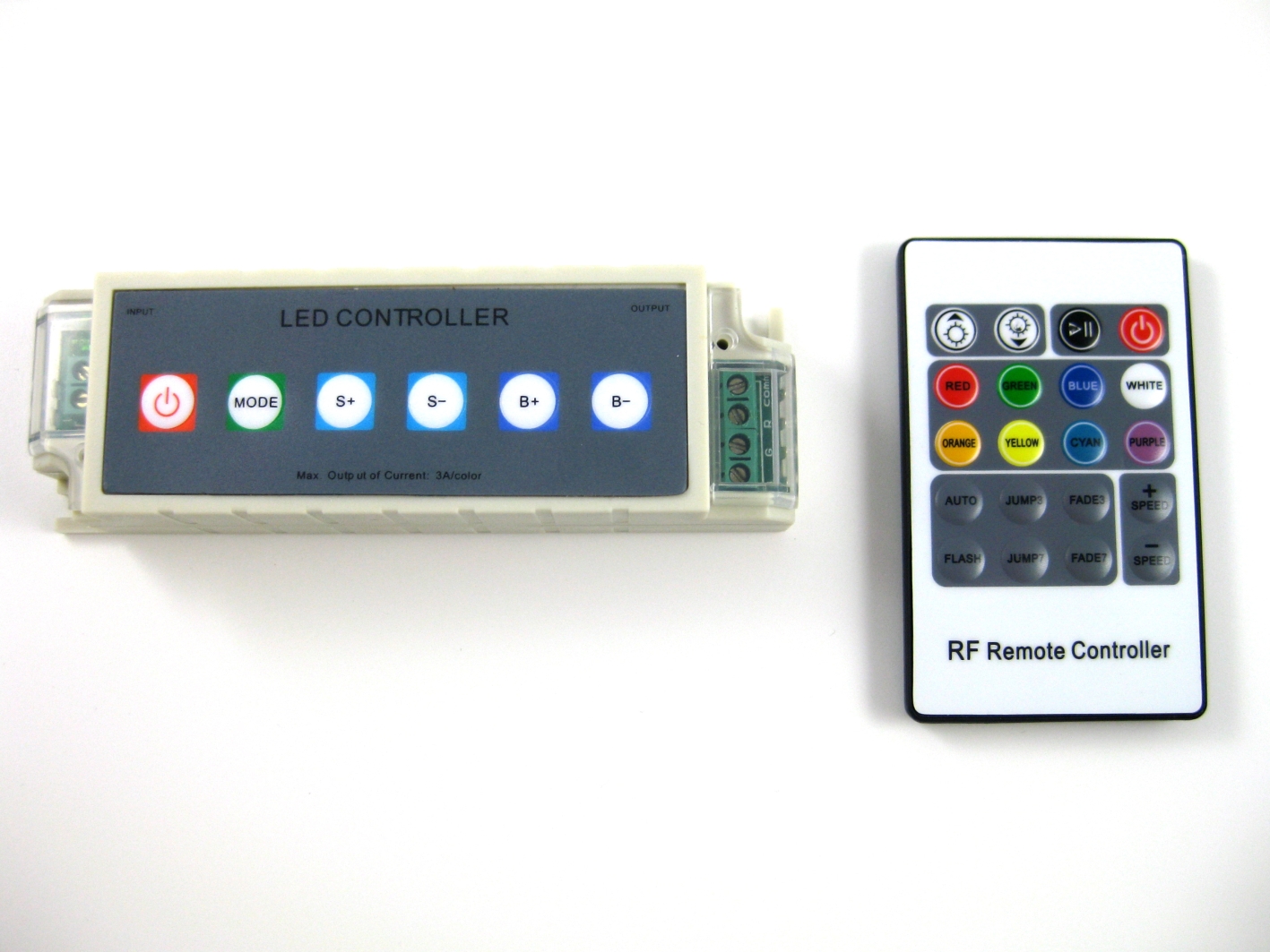 12V - 20 Tasten Funk Fernbedienung - 20 Programme - LED RGB Controller