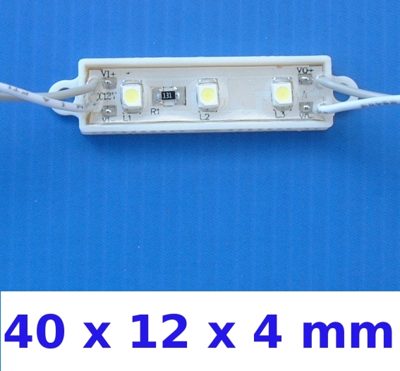 Mini SMD LED Modul Kette - 3 LED / Modul